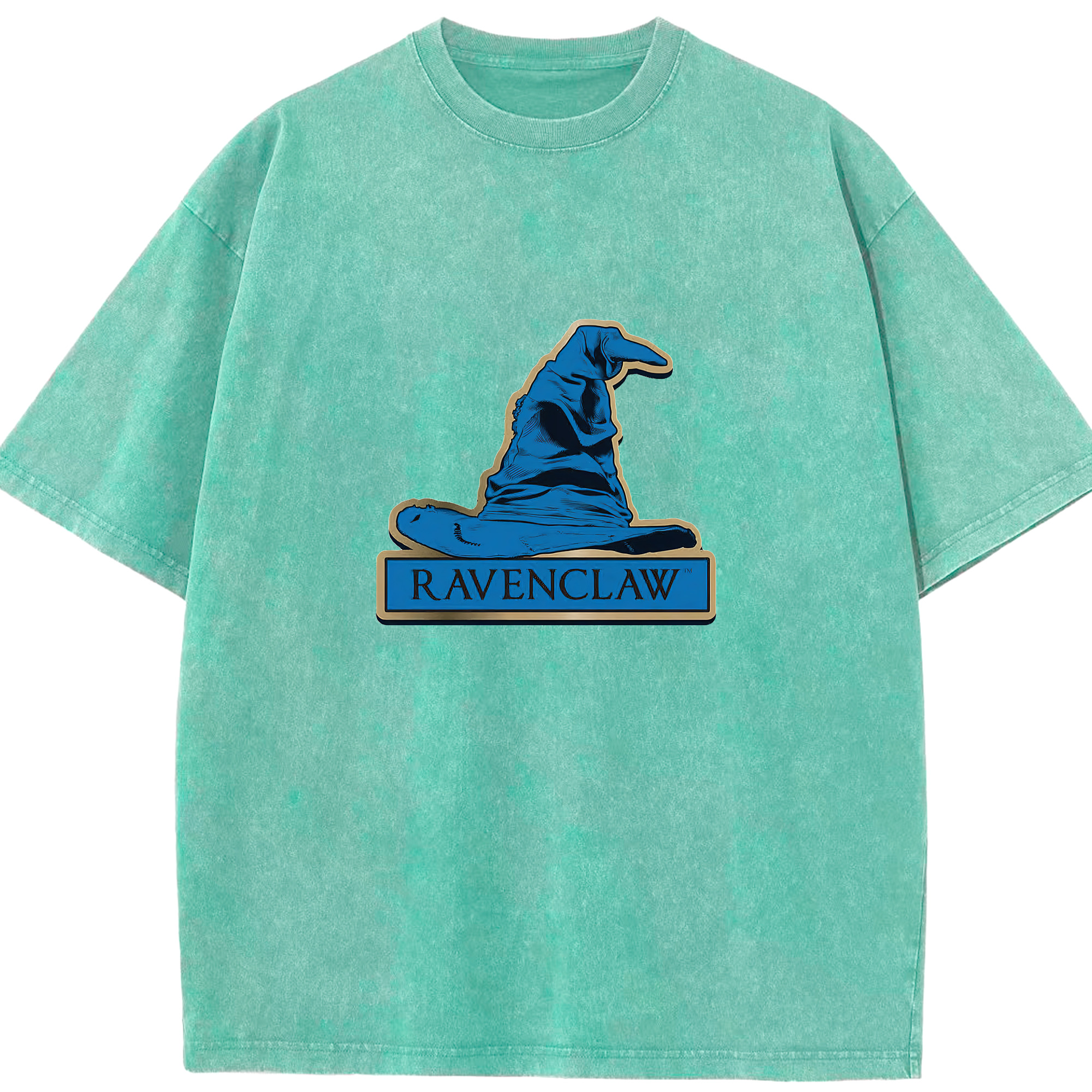 （画像用） Harry Potter ハリー・ポッターシリーズ 綿100% ヴィンテージ風 半袖Tシャツ（フロントプリント）